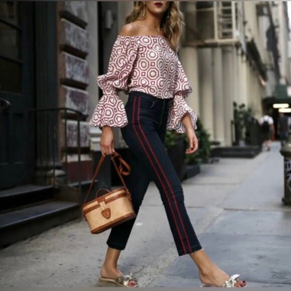 Veronica Beard Denim - Veronica Beard Carolyn Cropped Raw Hem Boot Cut Dark wash Jean